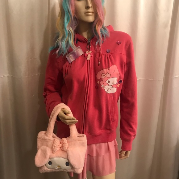 Adorable vintage y2k pink custom my melody hoodie🍭💕 - Picture 12 of 13